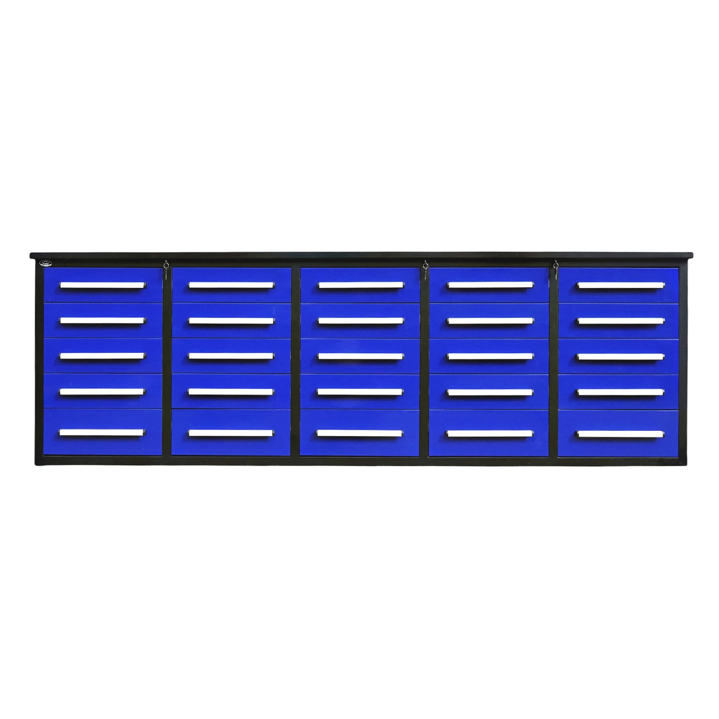 10' Heavy Duty Workbench with 25 Drawers#color_blue
