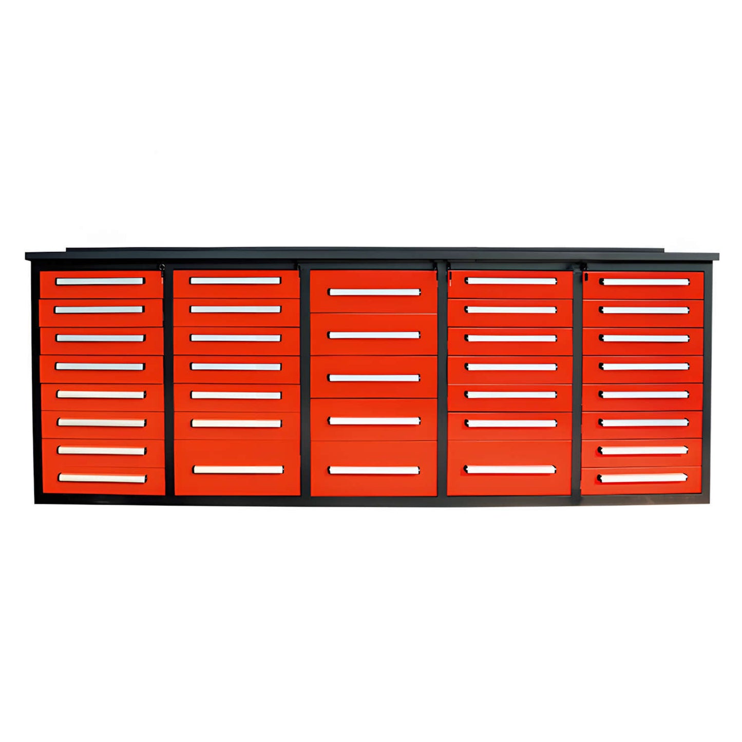 10ft Workbench Storage Cabinet with 35 Drawers