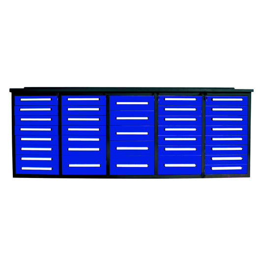 10FT workbench with 35 drawers#Color_blue