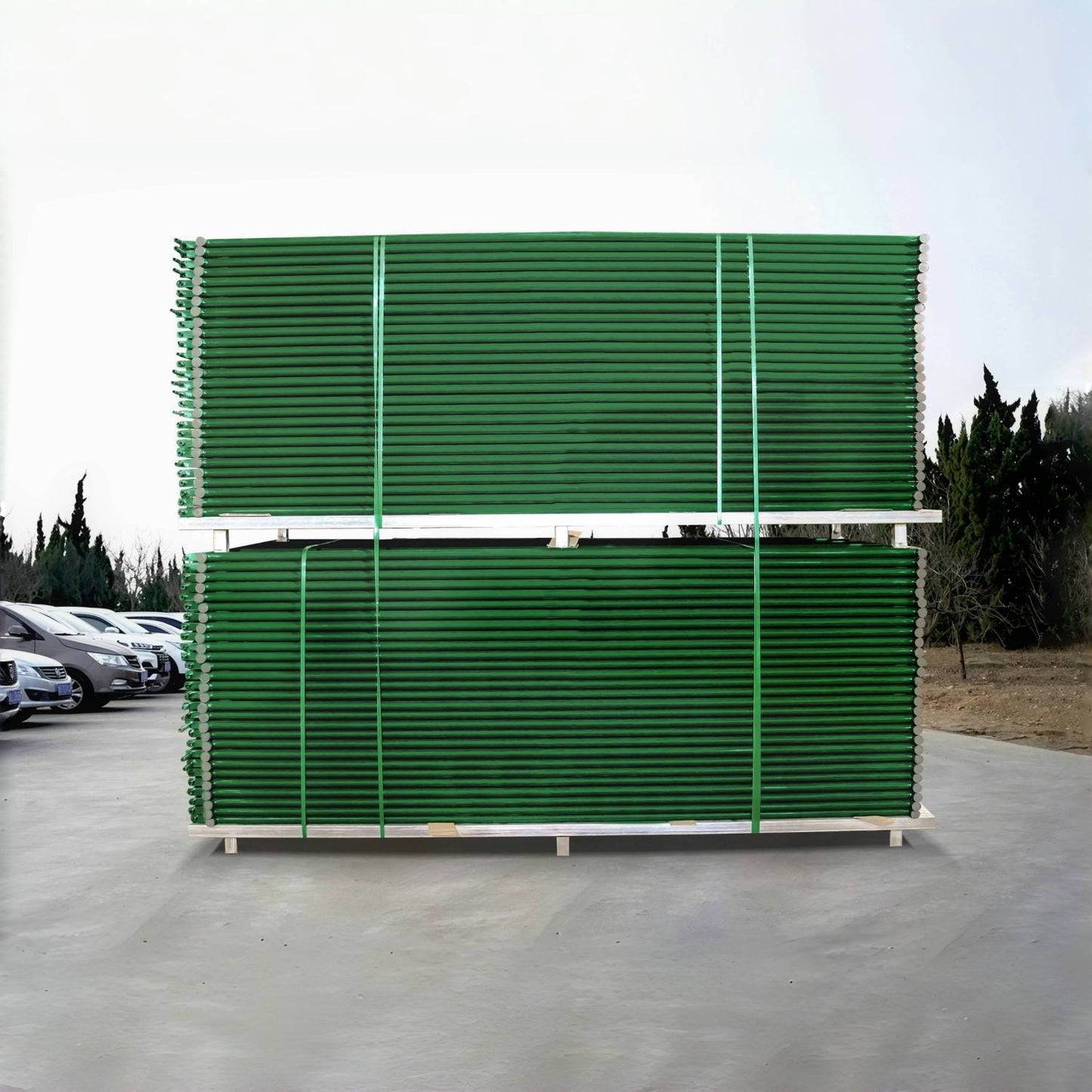 10ft Galvanized Steel Livestock Fence Panels (28pcs)