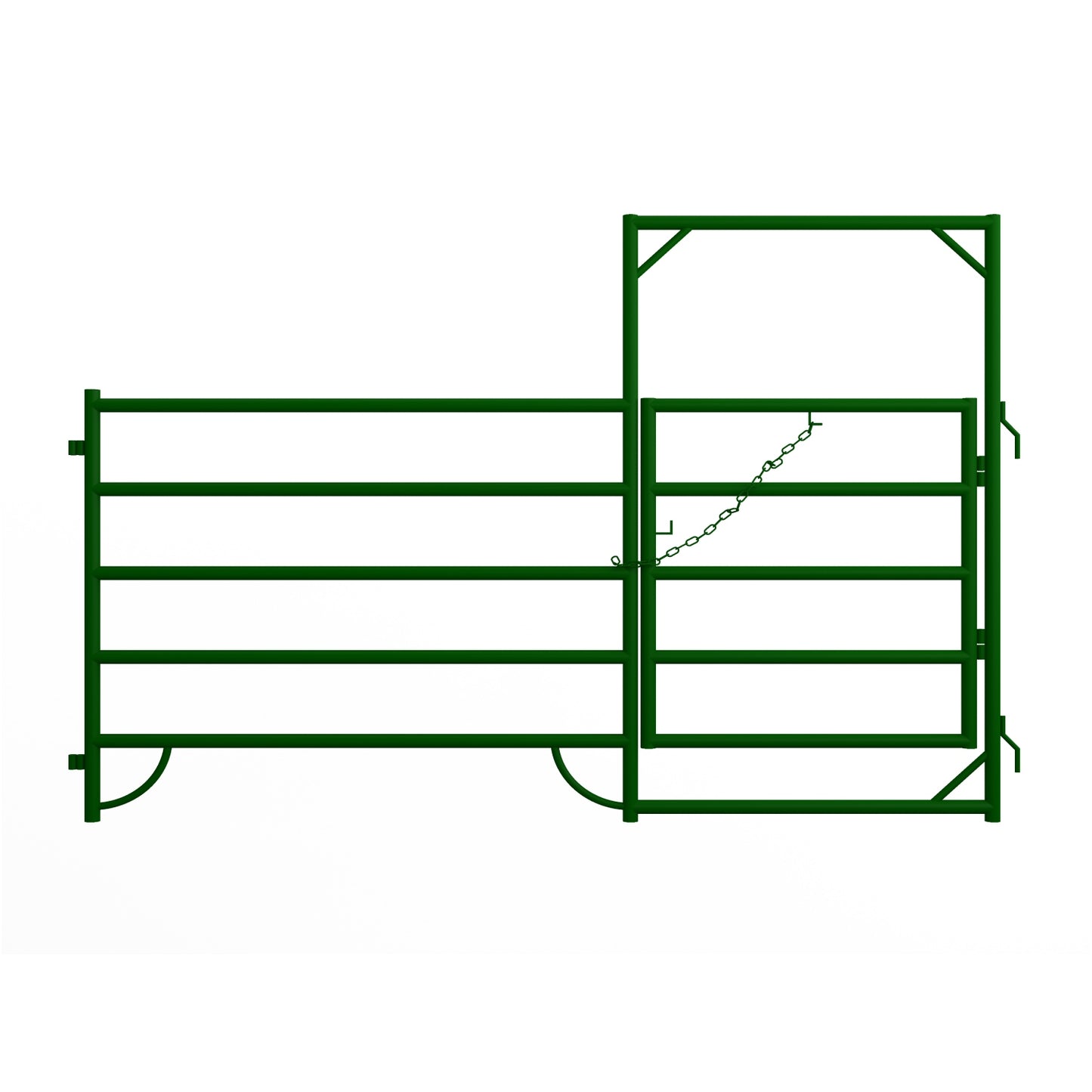10ft Galvanized Steel Livestock Fence Panels (28pcs)