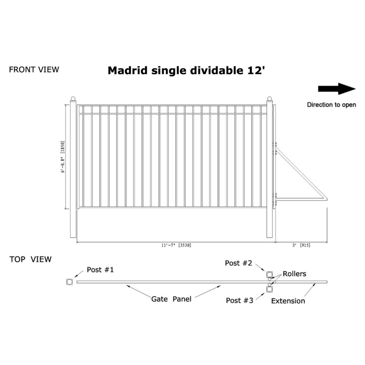 12x6ft-Steel-Sliding-Driveway-Gate-Madrid-Style