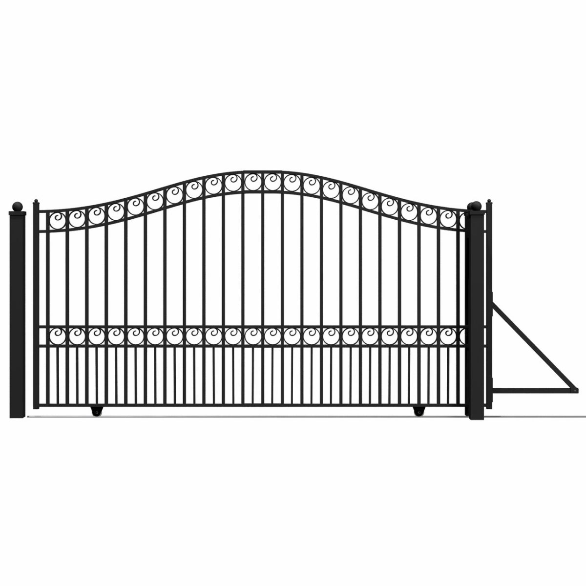 12x6ft-Steel-Sliding-Driveway-Gate-Paris-Style