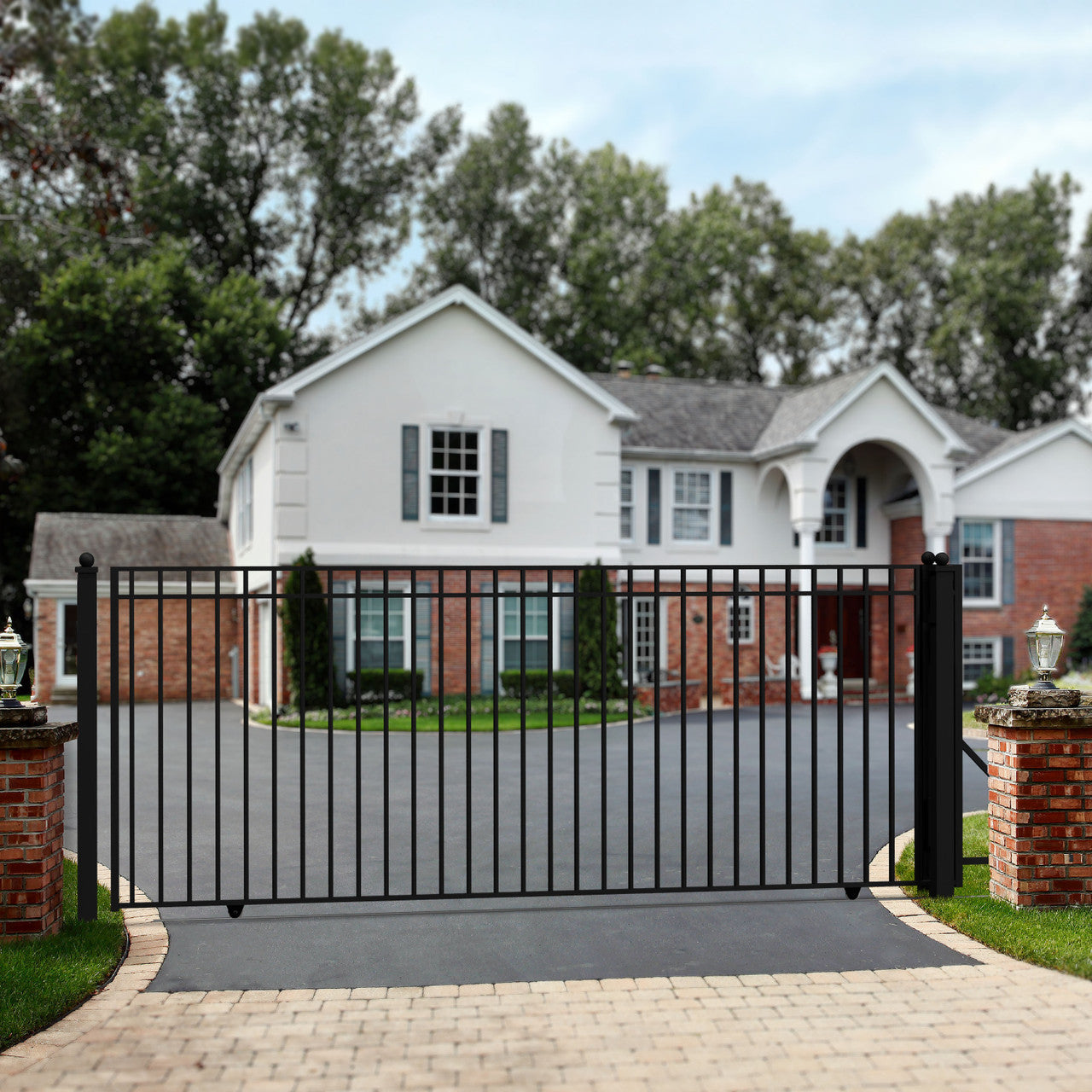 14x6 ft Steel Sliding Driveway Gate