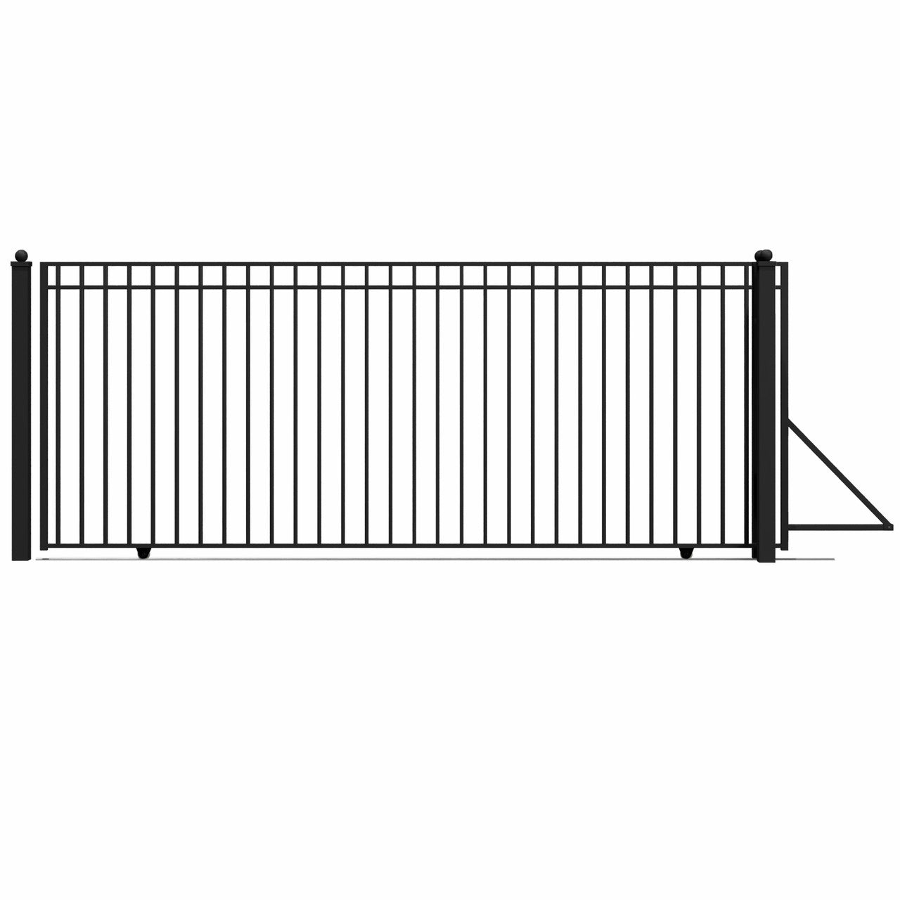 16x6 ft Steel Sliding Driveway Gate-Madrid-Style