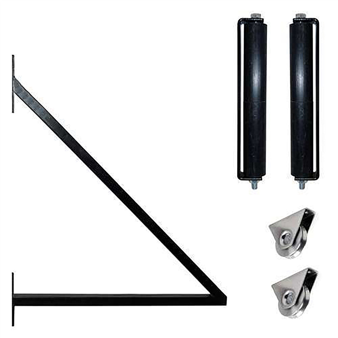 18ft Steel Sliding Driveway Gate with 5ft Pedestrian Gate