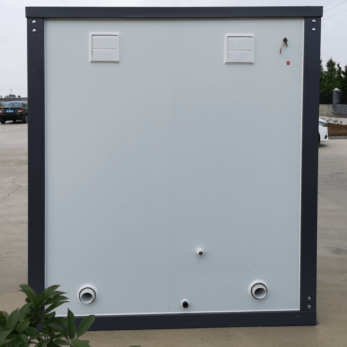 Bastone 2 Private Toilet Stalls Portable Restroom