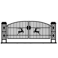 20ft IronGate Single Arch-deer#Style_Single Arc