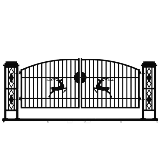 20ft IronGate Single Arch-deer#Style_Single Arc