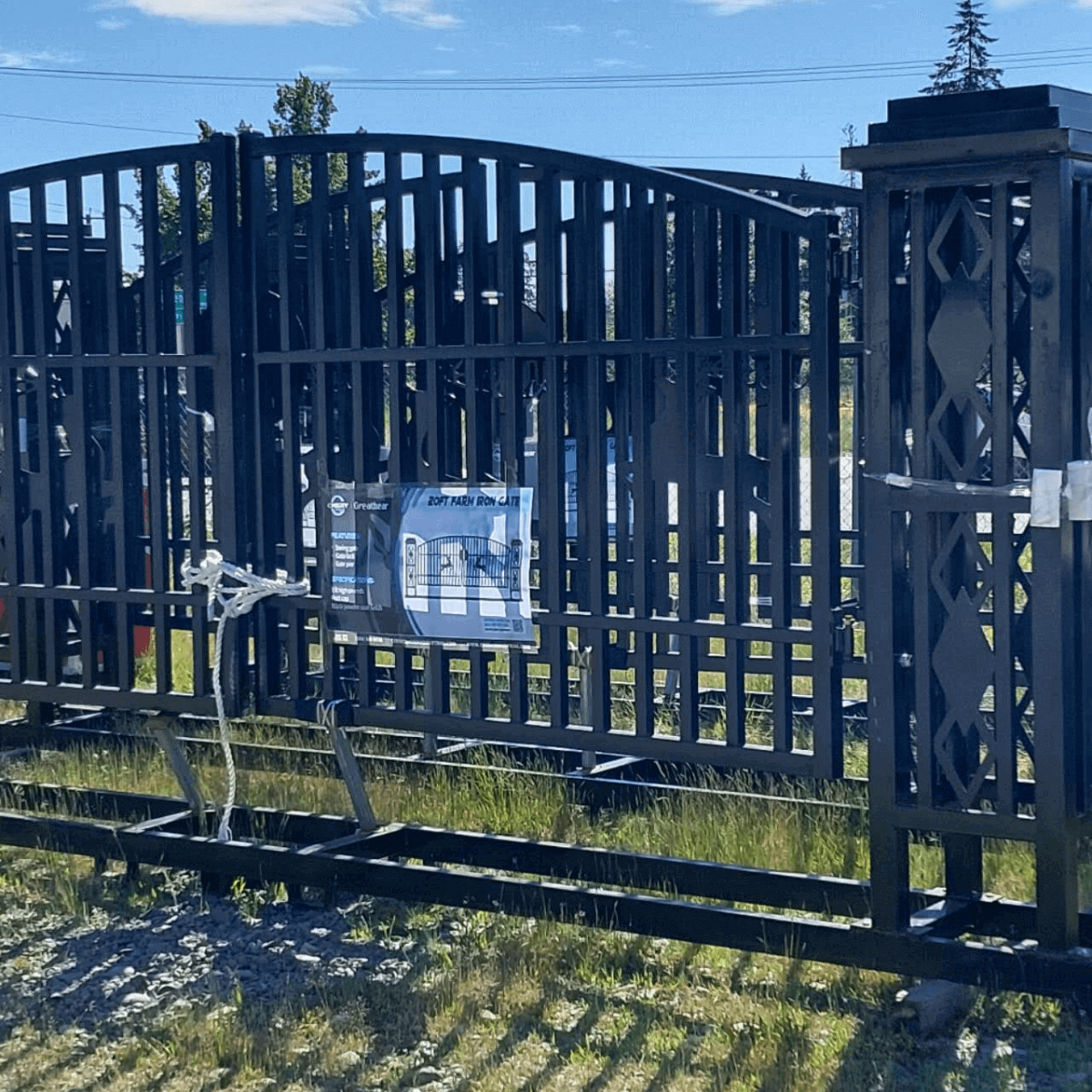 20ft IronGate Single Arch-deer