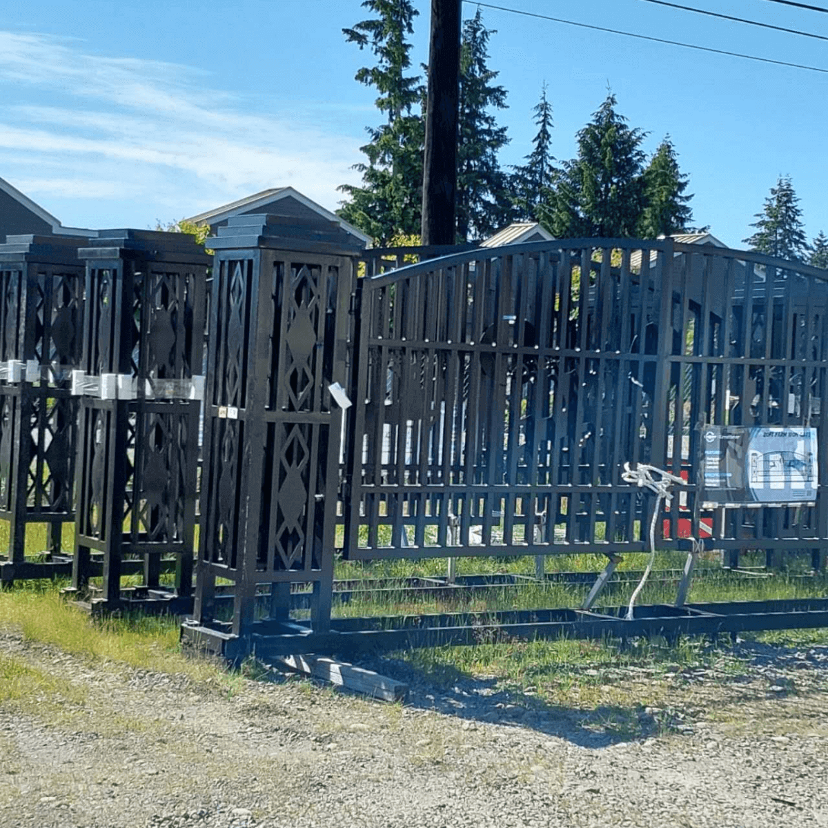 20ft IronGate Single Arch-deer