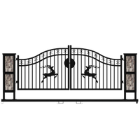 20ft IronGate Single Arch-deer#Style_Double Arc