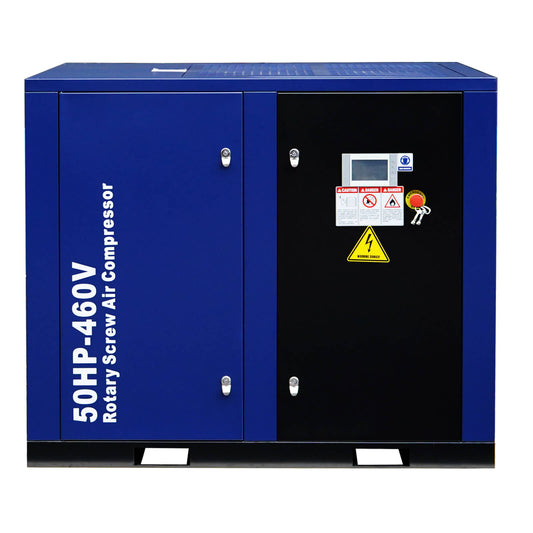 220CFM 50HP Rotary Screw Air Compressor – 125 PSI, 460V 3-Phase