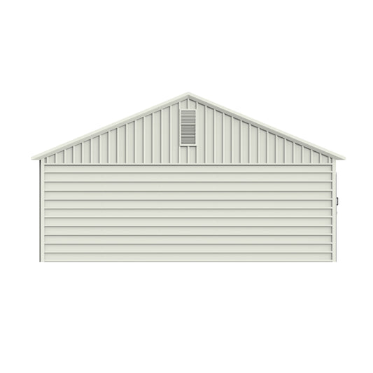 30' x 33' Double Garage Metal Shed with Side Entry Door