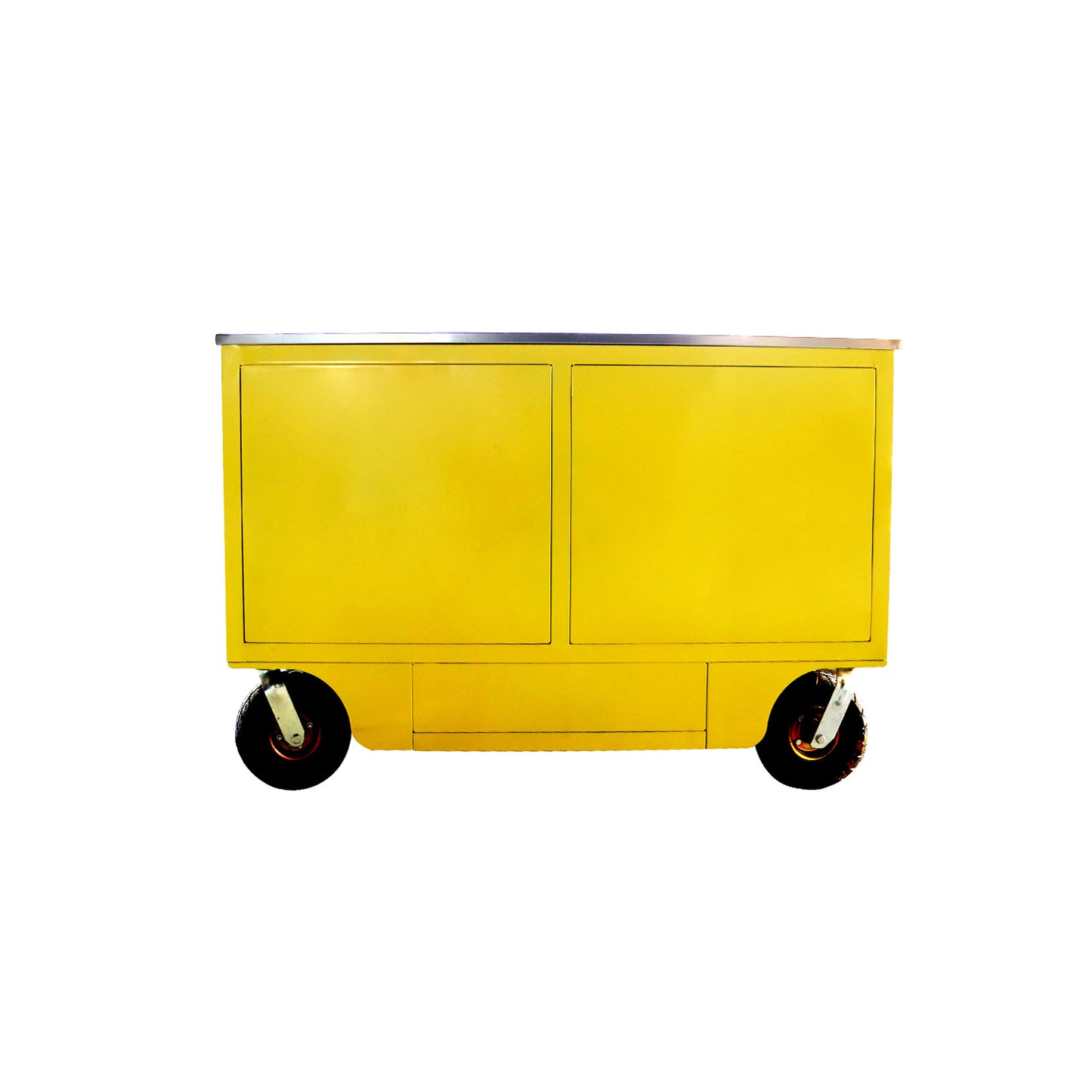 4.5ft Heavy Duty Mobile Workbench with 7 Drawers & 2 Cabinets