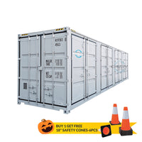 40ft High Cube Container with 4 Side Doors, with Logo