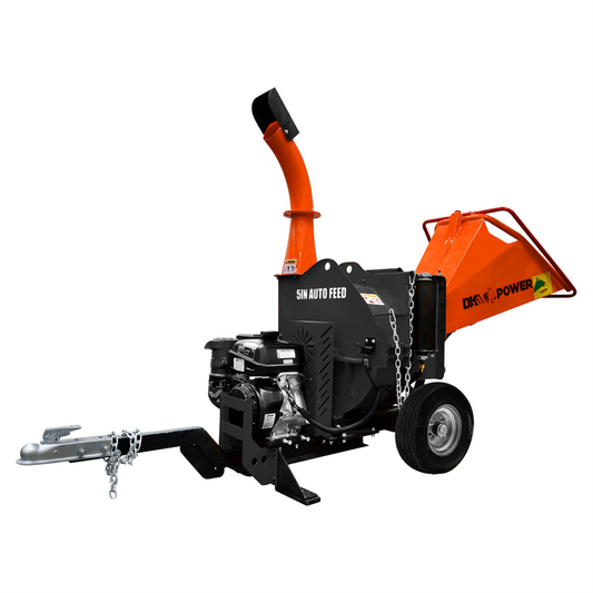 5" 14Hp 429cc Hydraulic Auto-Feed Electric Start Chipper Shredder