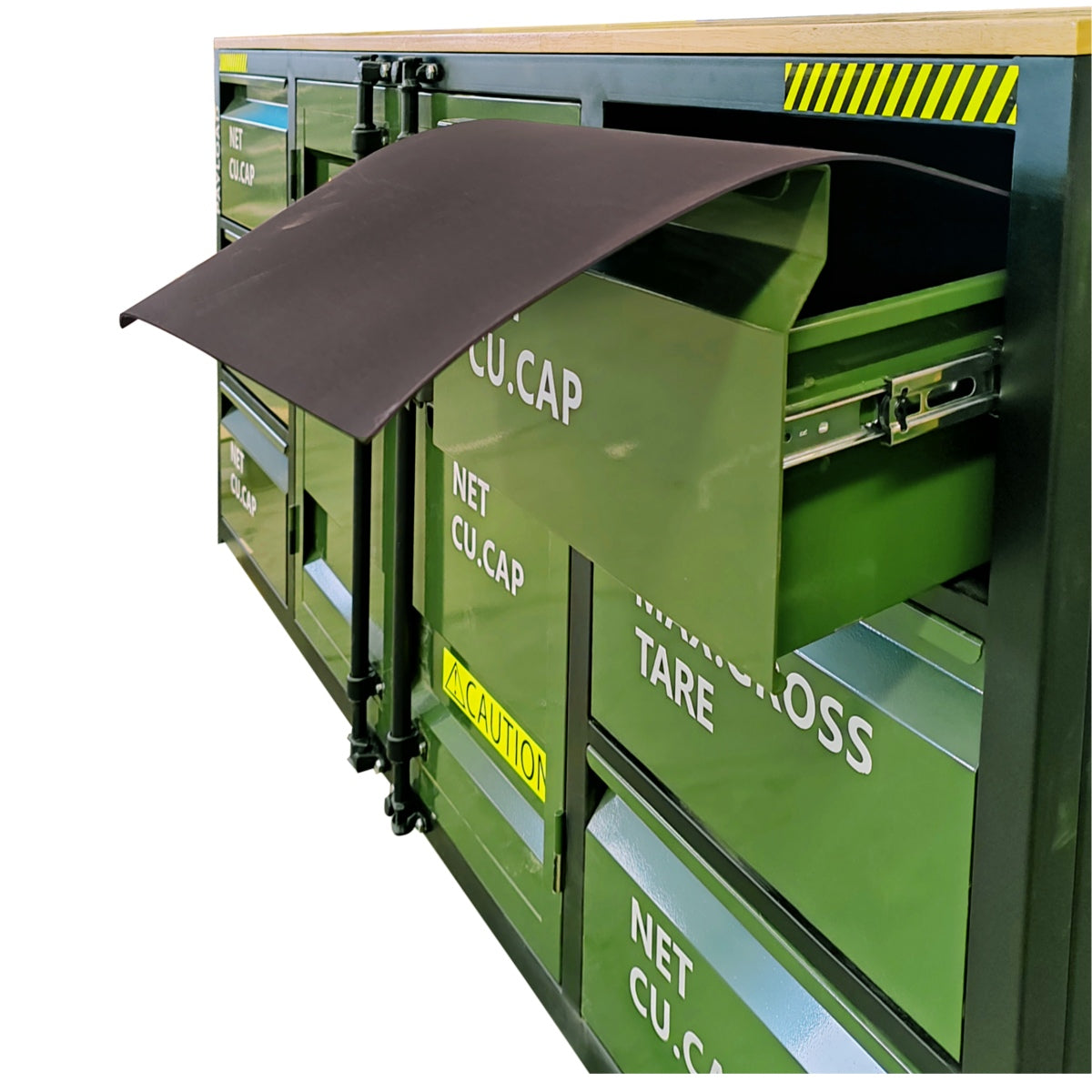 6.5ft Workbench Cabinet with 6 Drawers