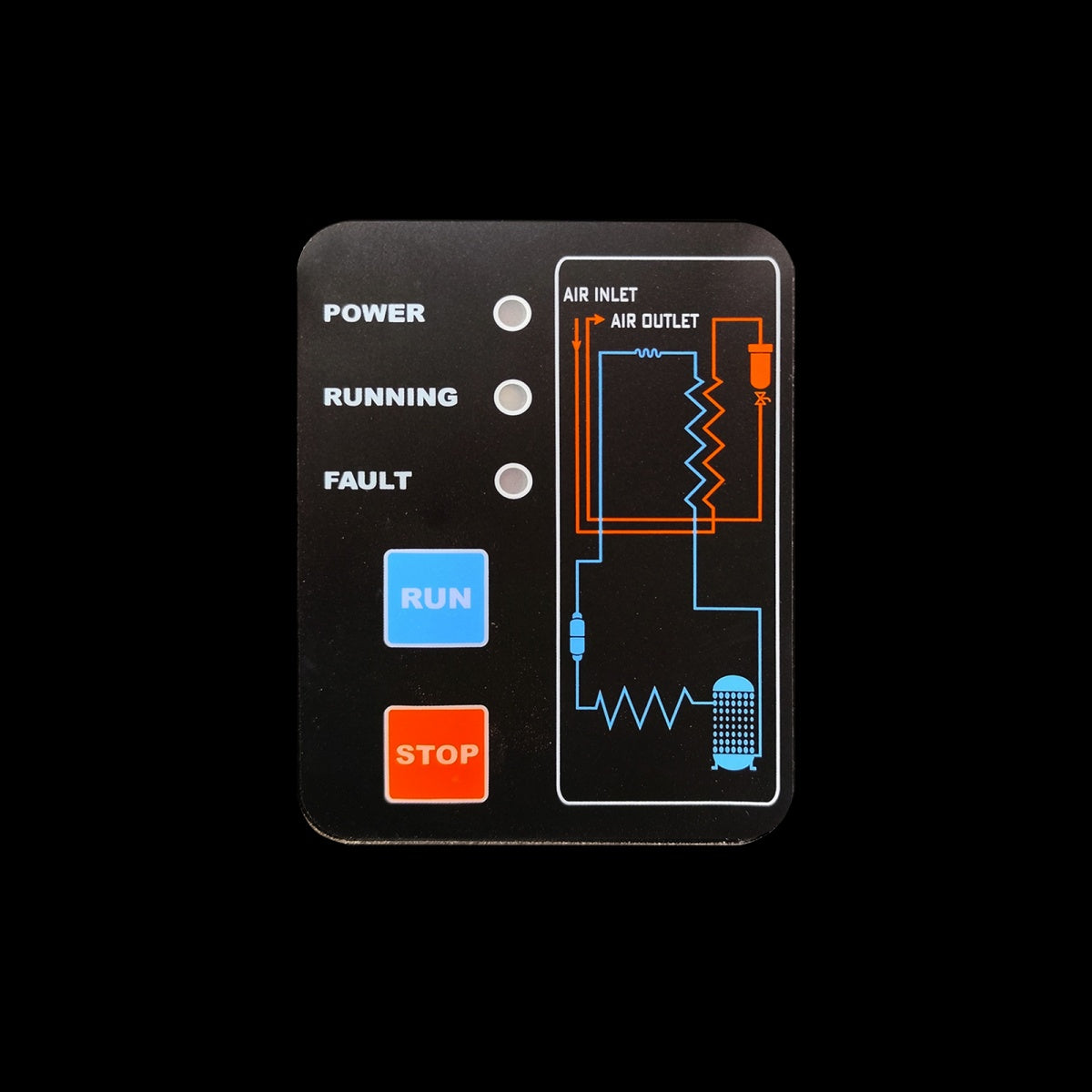 63CFM Refrigerated Air Dryer for 10HP & 15HP Compressors