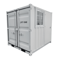 7ft Small Cubic Shipping Container#color_light grey