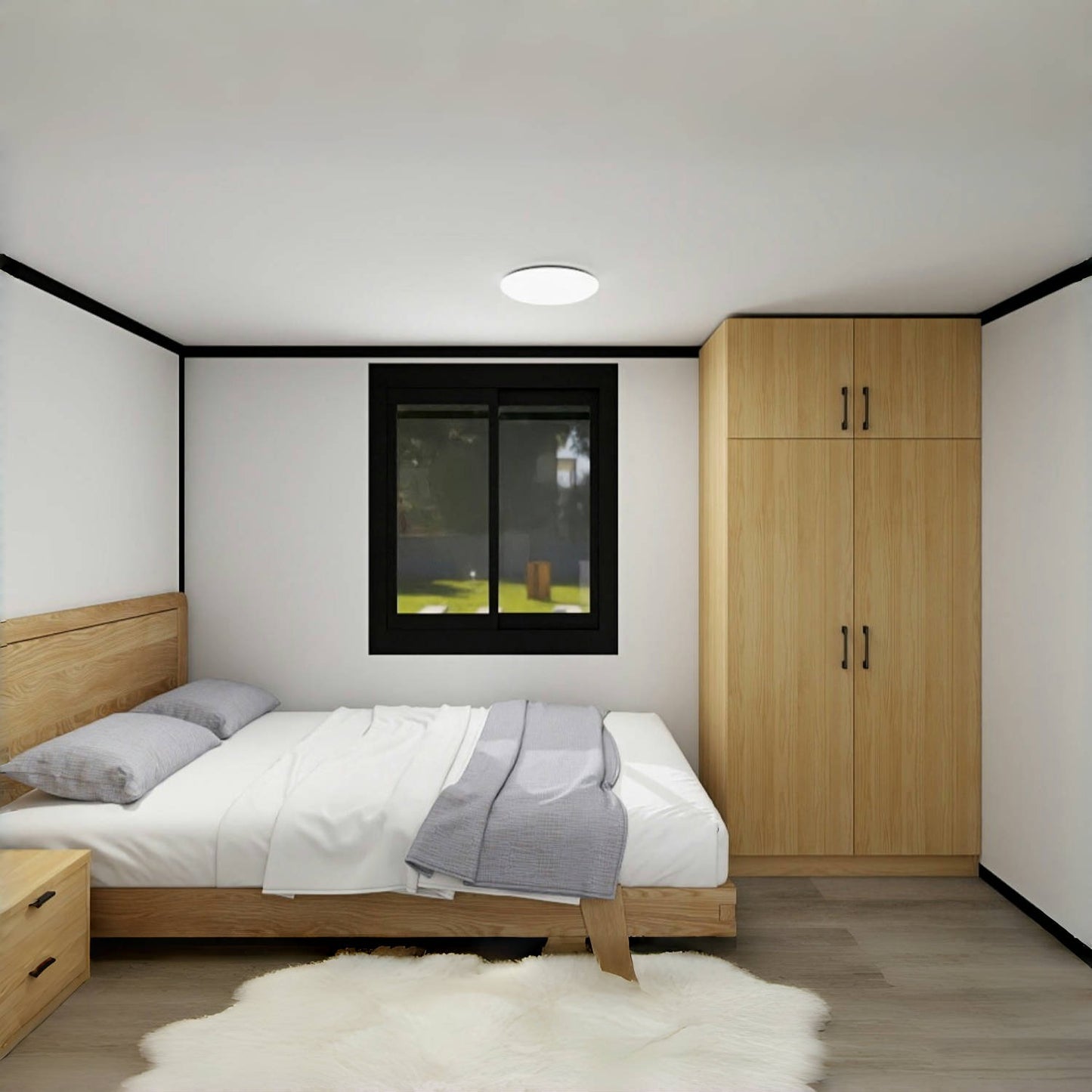 7ft x 20ft Expandable Mobile Studio Unit with 2 Bedroom