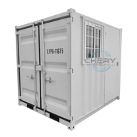 8ft Small Cubic Shipping Container#color_light grey