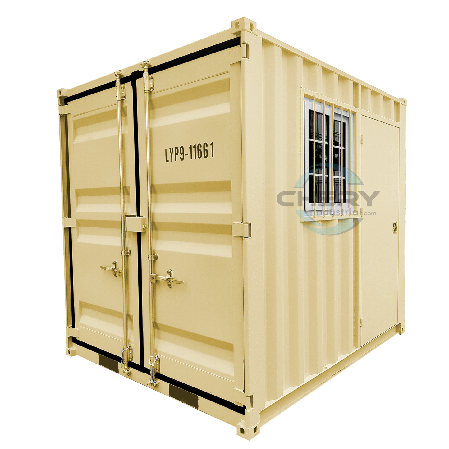 9ft Small Cubic Shipping Container#color_beige