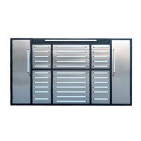 9' Garage Storage Cabinet with 34 Drawers & 3 Cabinets