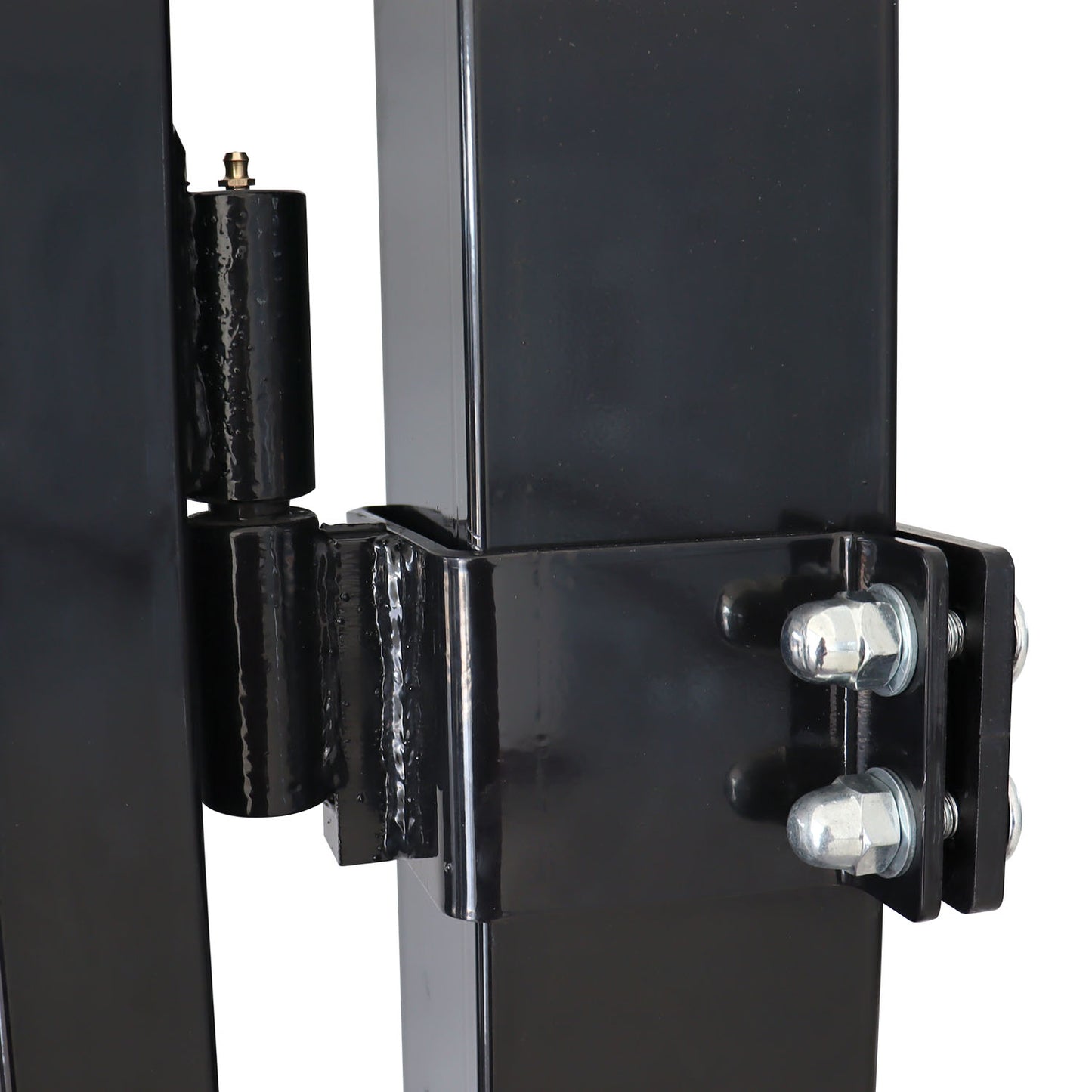 Connect the post with your driveway gate.