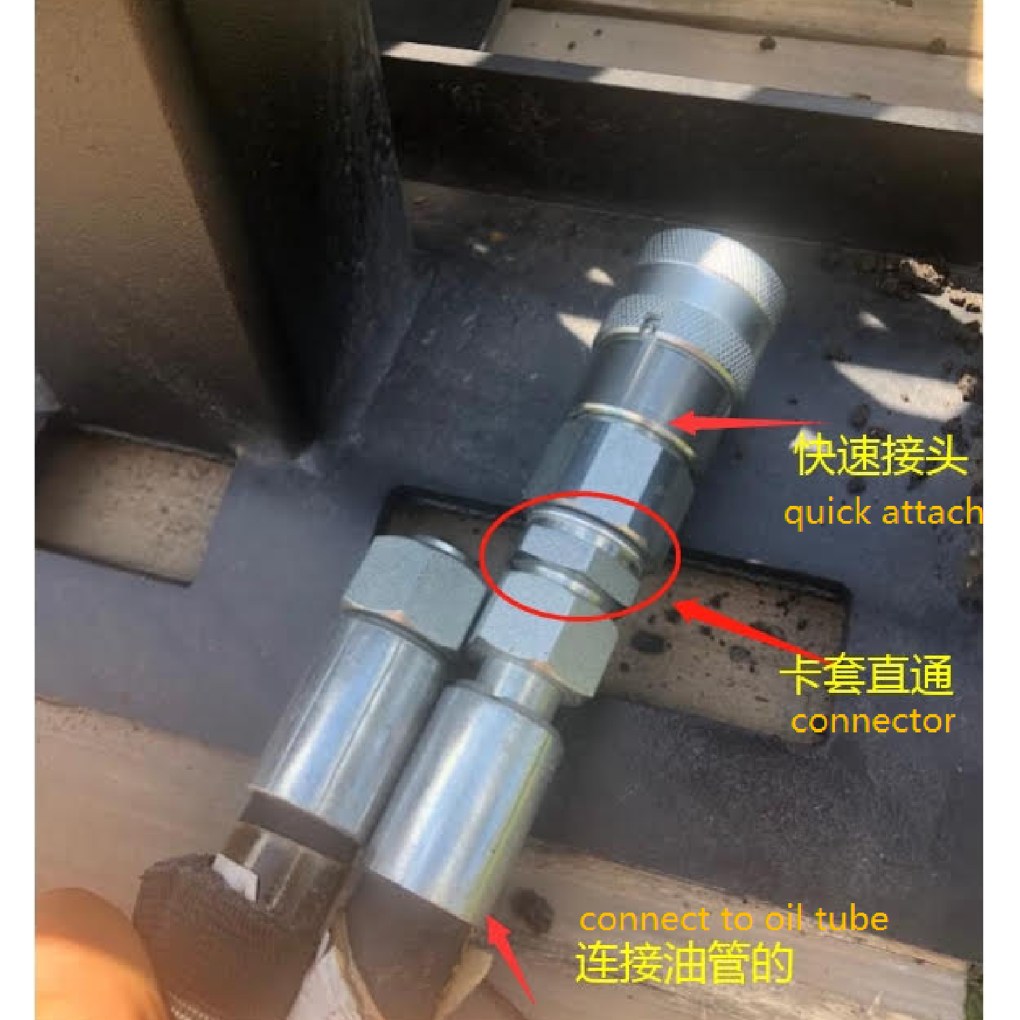 Connector for Trencher