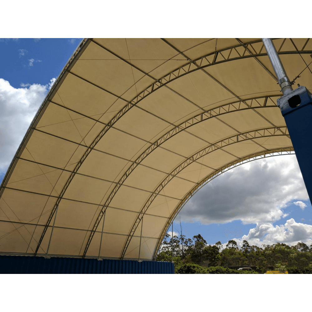 Shipping Container Canopy Shelter Double Truss 40'x40'