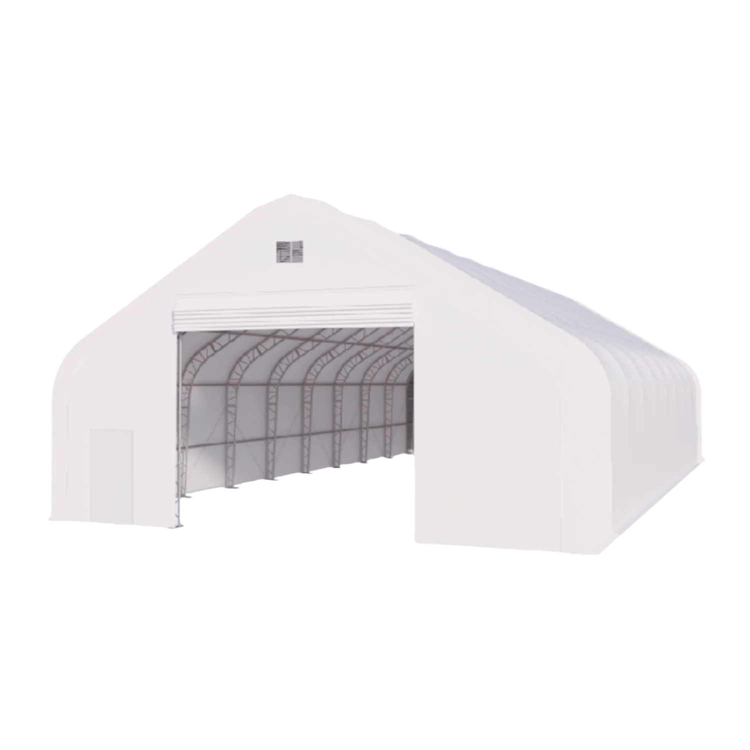 Double Truss Storage Shelter W70'xL120'xH28'