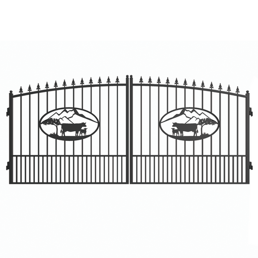 Iron Gate for Driveway #design_Ox
