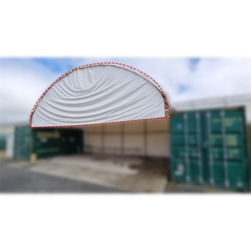 Front and Back Half Panels for Container Canopy Shelter 40'x40'x13'