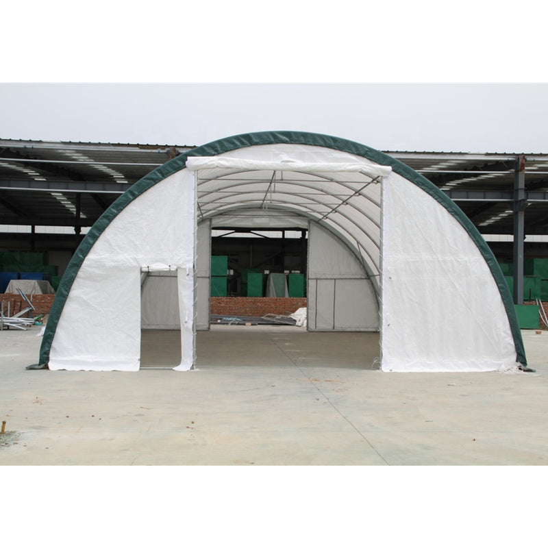 Gold Mountain Single Truss Arch Storage Shelter W30'xL40'xH15'