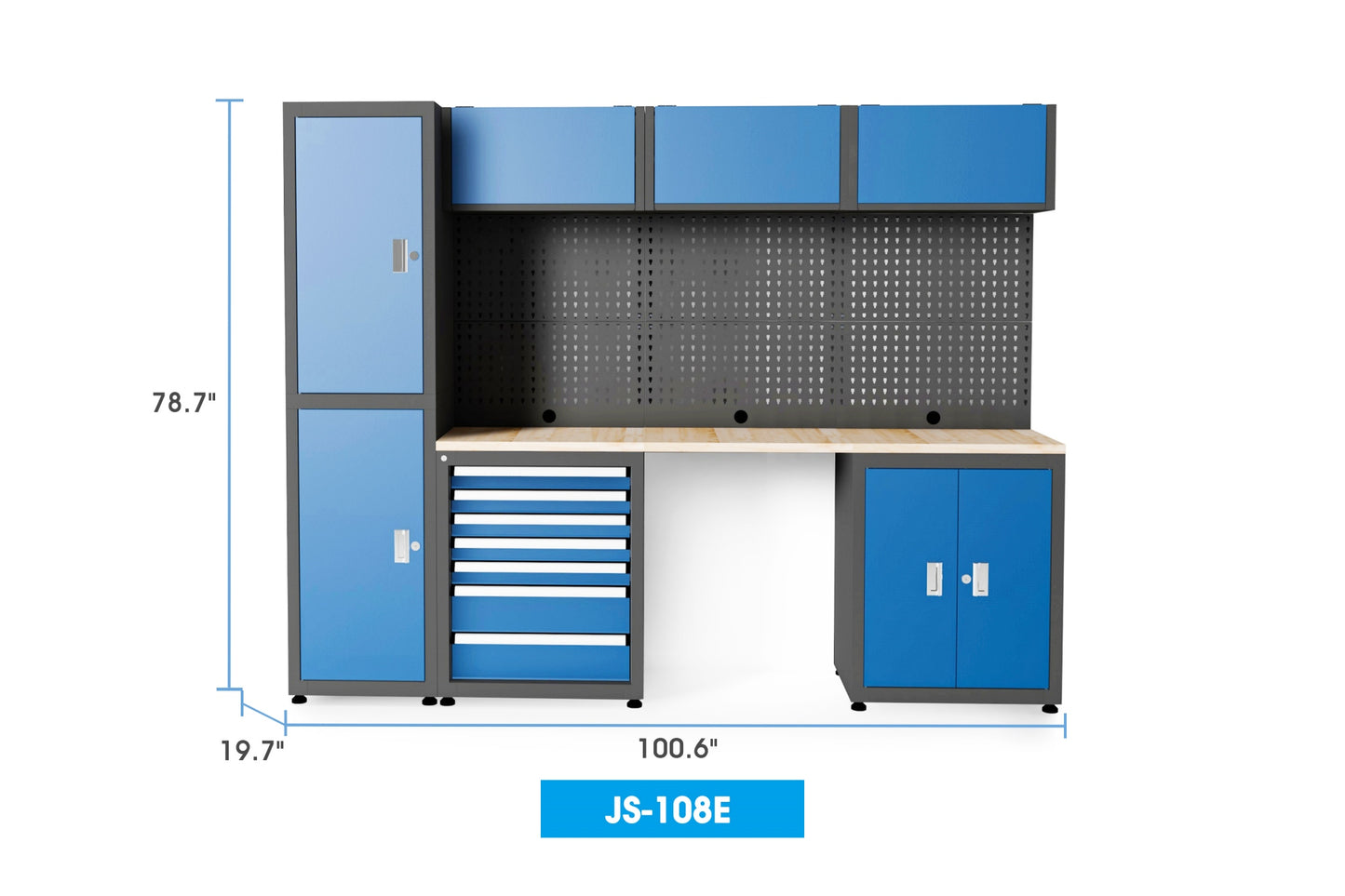 Steel-Garage-Storage-System-108E-Dimension#color_blue