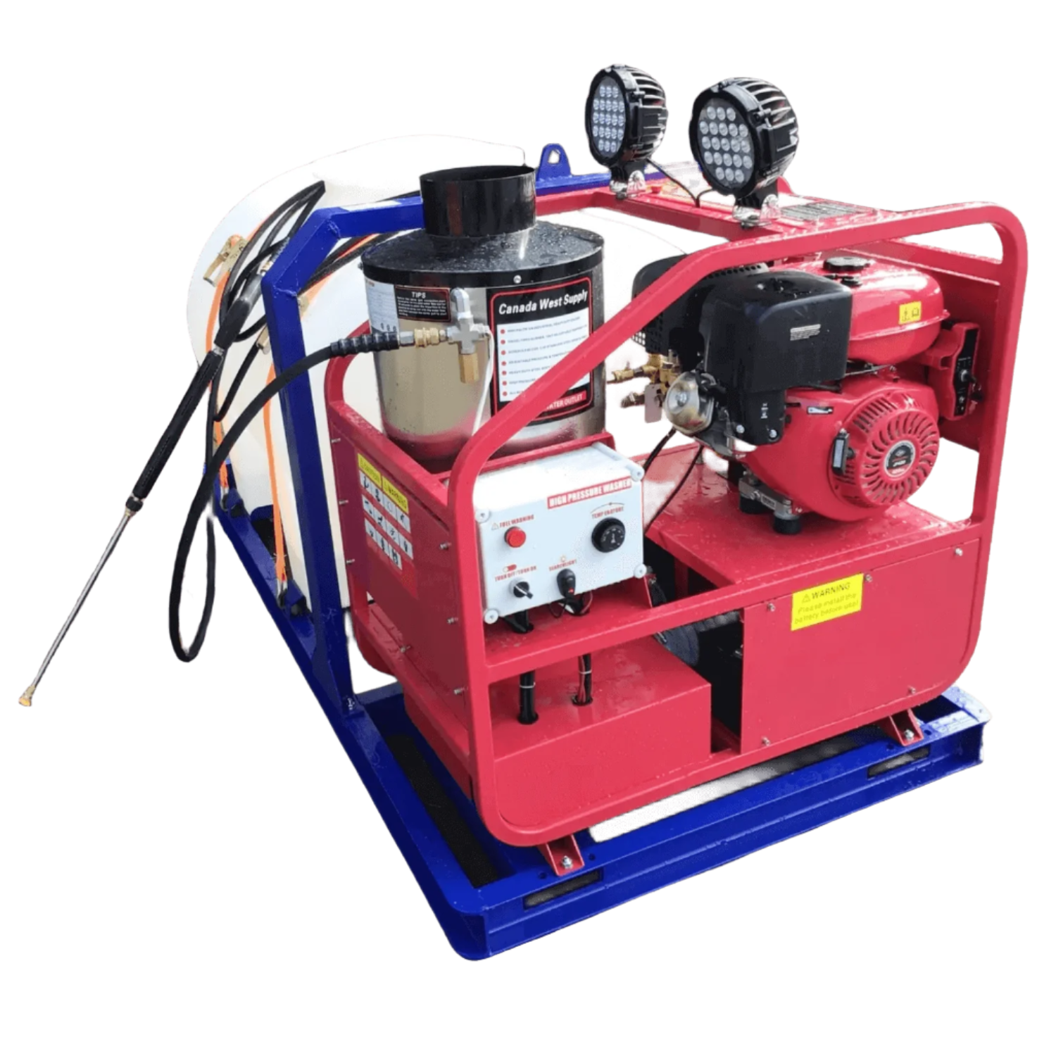 Hot Water Pressure Washer with Water Tank