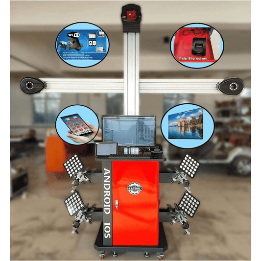 Wheel Alignment Machine Full-Automatic Works on 2 Post & Scissor Lift-AV9 Pro