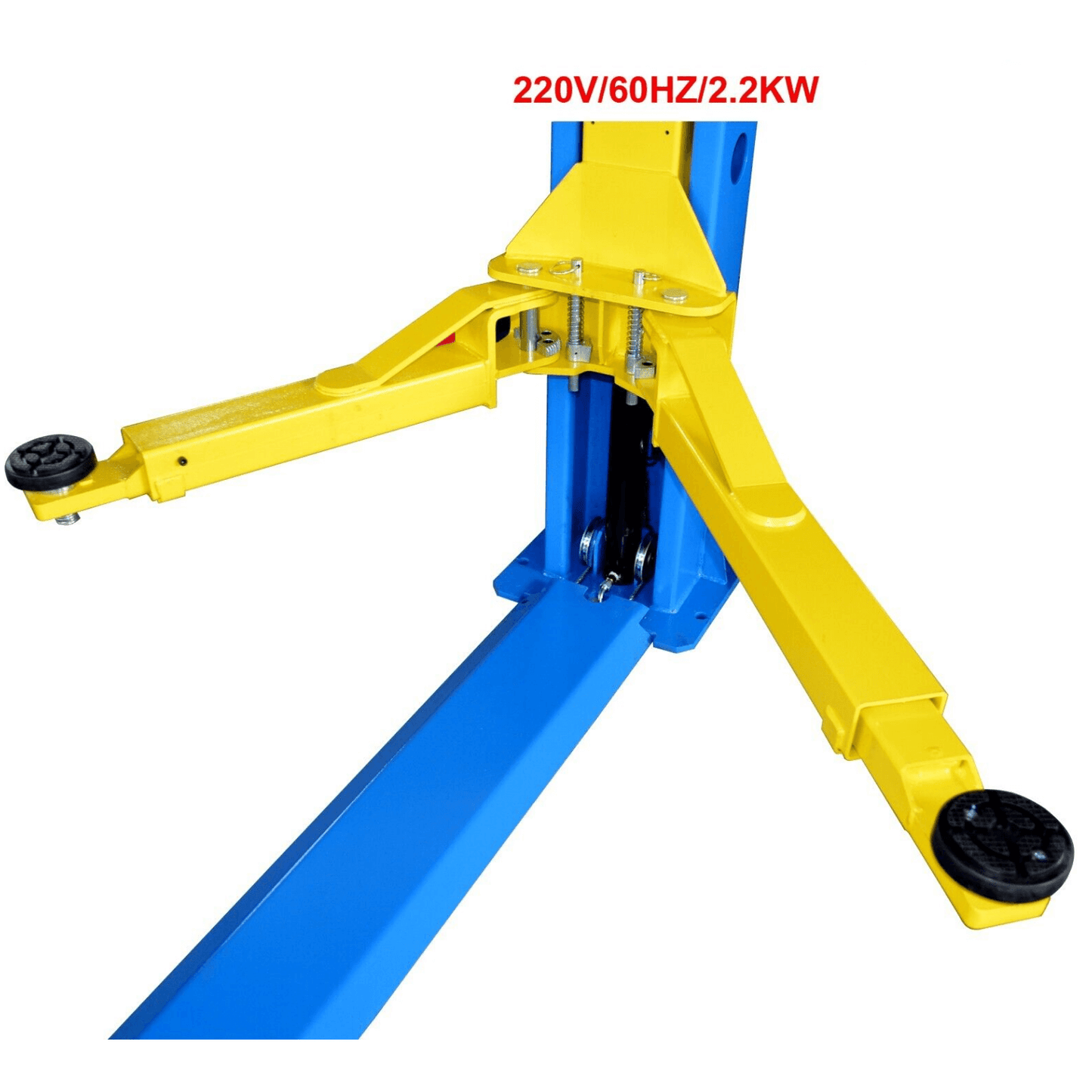 KT-H105 Two Post Vehicle Lift has double-telecoping arms