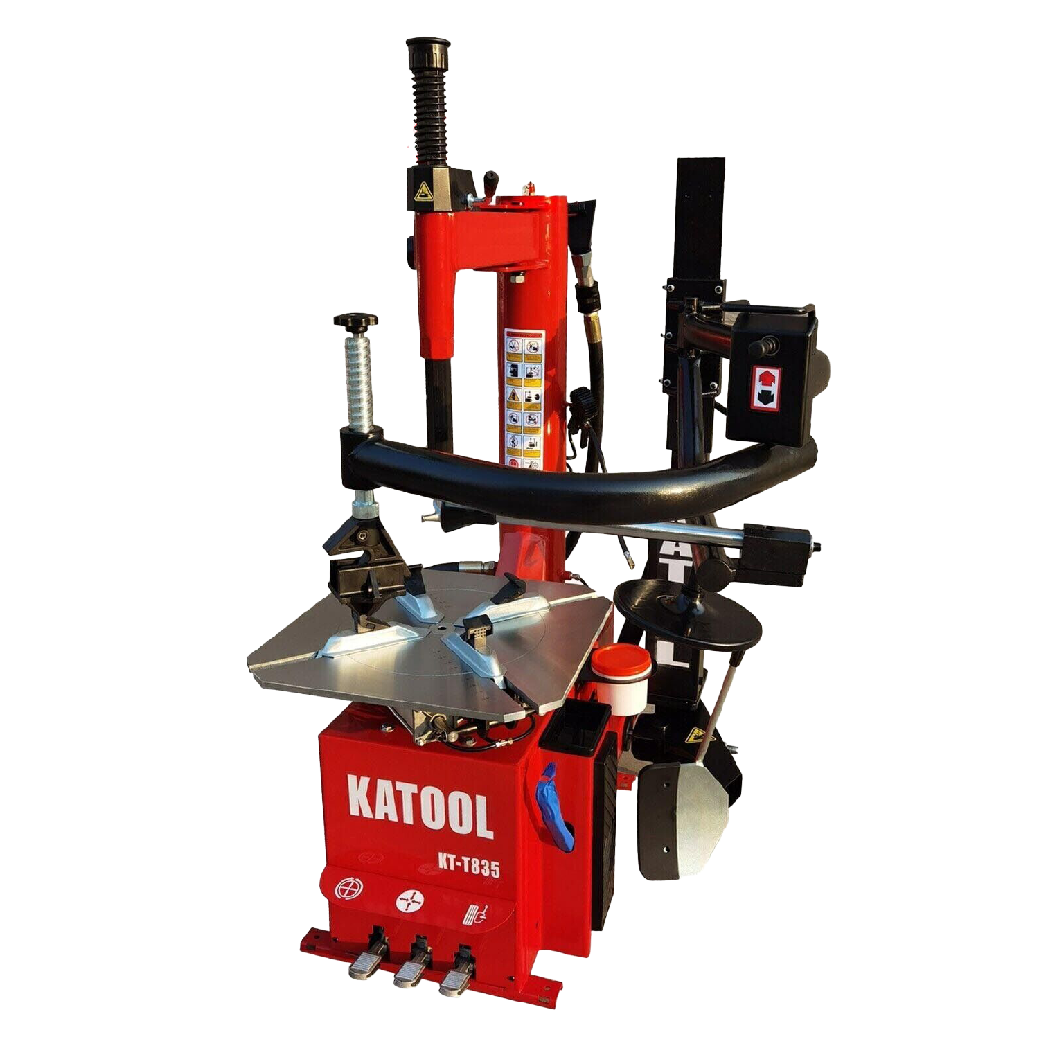 KATOOL KT-T830 Tire Changer Machine - 2.0HP Motor, Double Arm, Bead Blaster, New With 1-Year Warranty