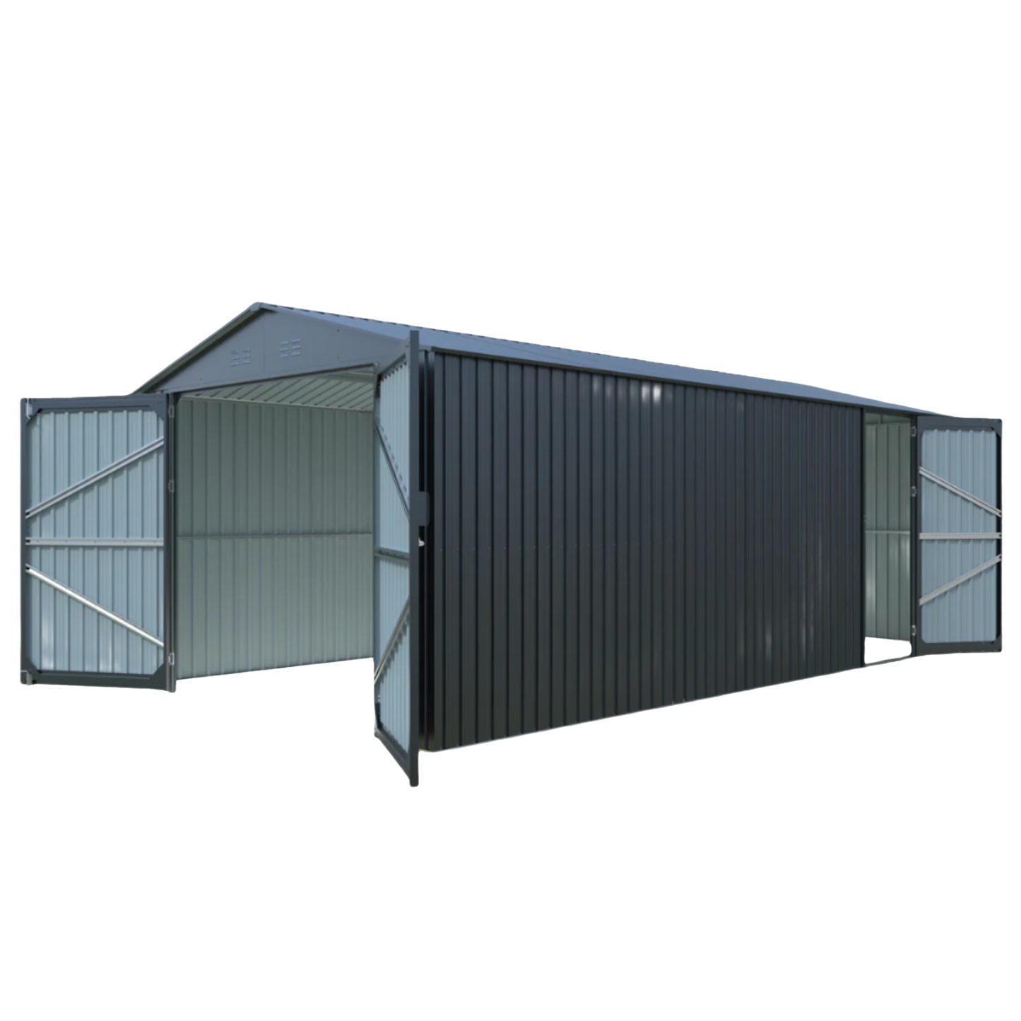Upgraded Metal Storage Shed 10'x20' Plus
