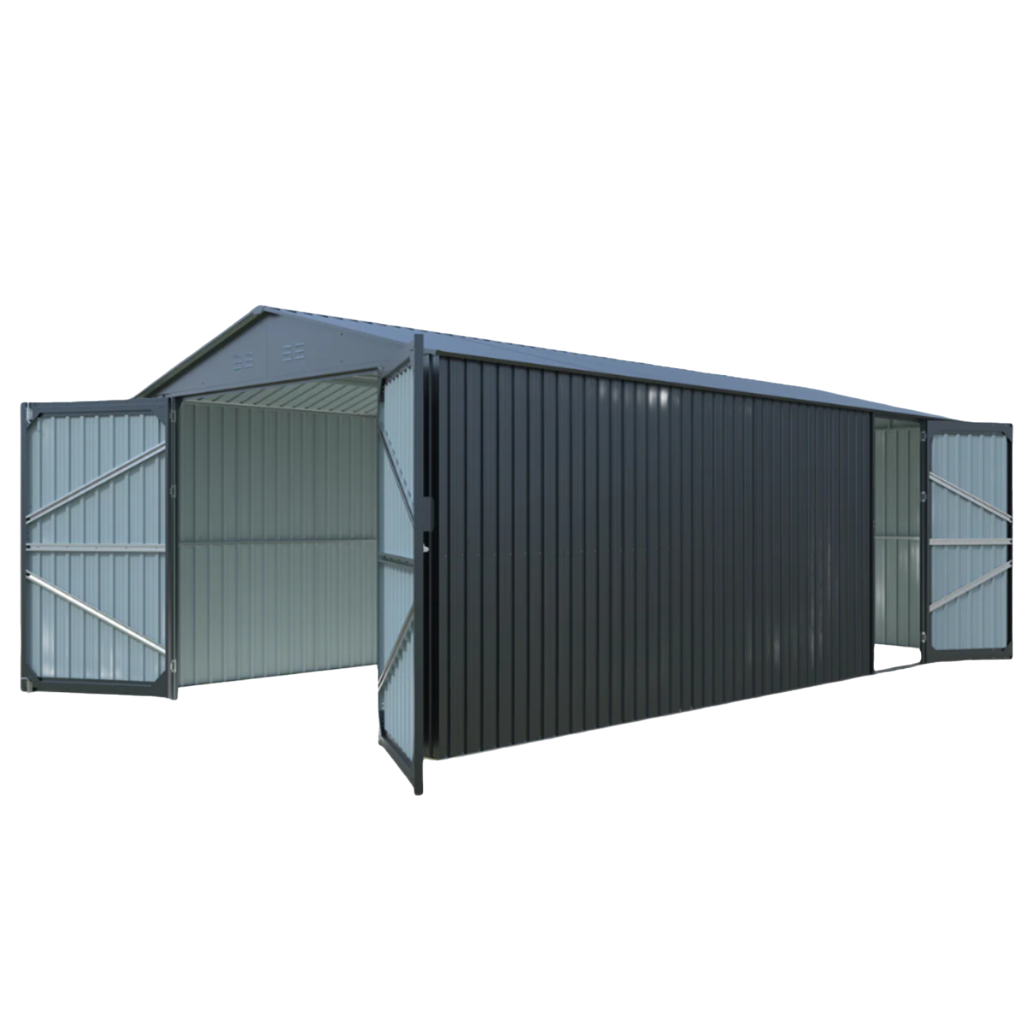 Upgraded Metal Storage Shed 10'x20' Plus