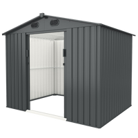 CHERY INDUSTRIAL Metal Storage Shed 8'x6'