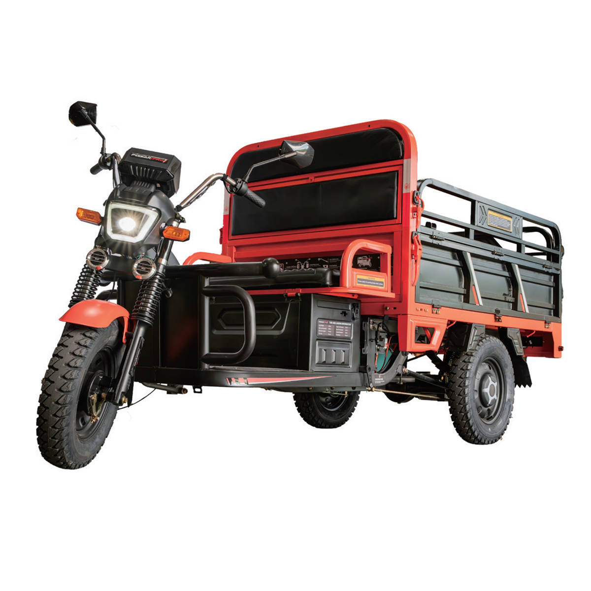 Off-Road Battery-Powered Utility Tricycle