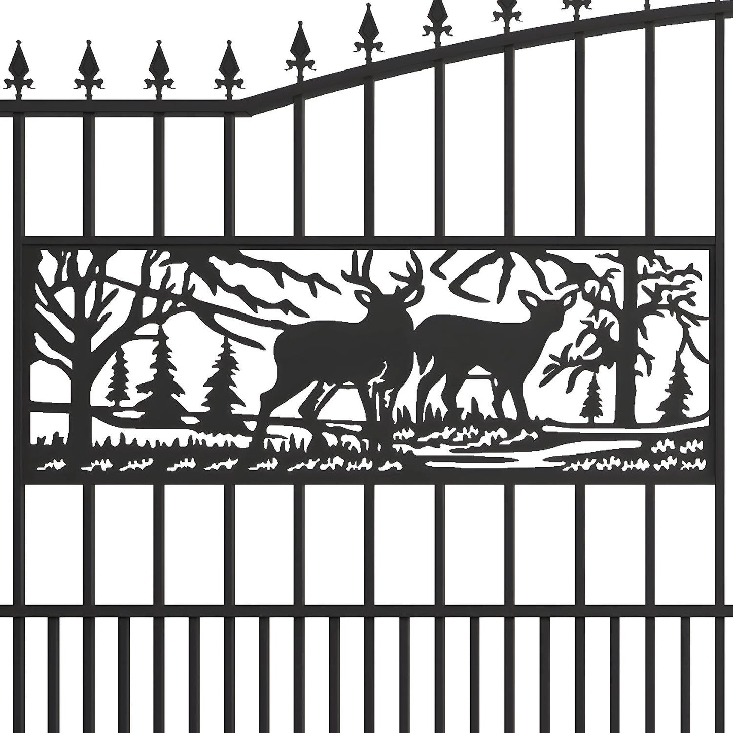 Rectangular Deer Pattern