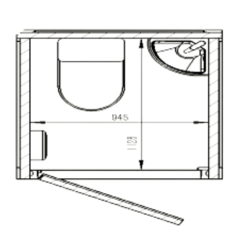 Bastone Portable Restroom w/ Sink