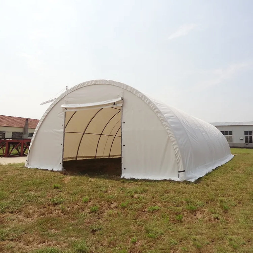 Front/Rear Panel with Roll-up Door for Storage Shelter