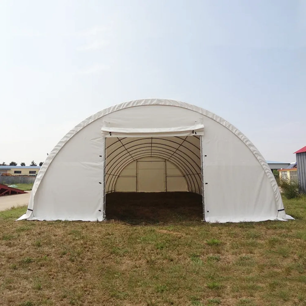 Front/Rear Panel with Roll-up Door for Storage Shelter