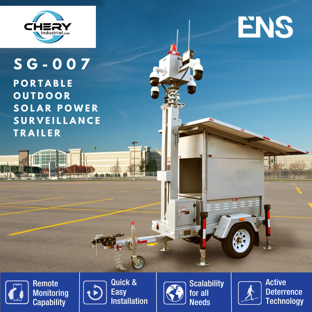 870W Solar Surveillance Trailer