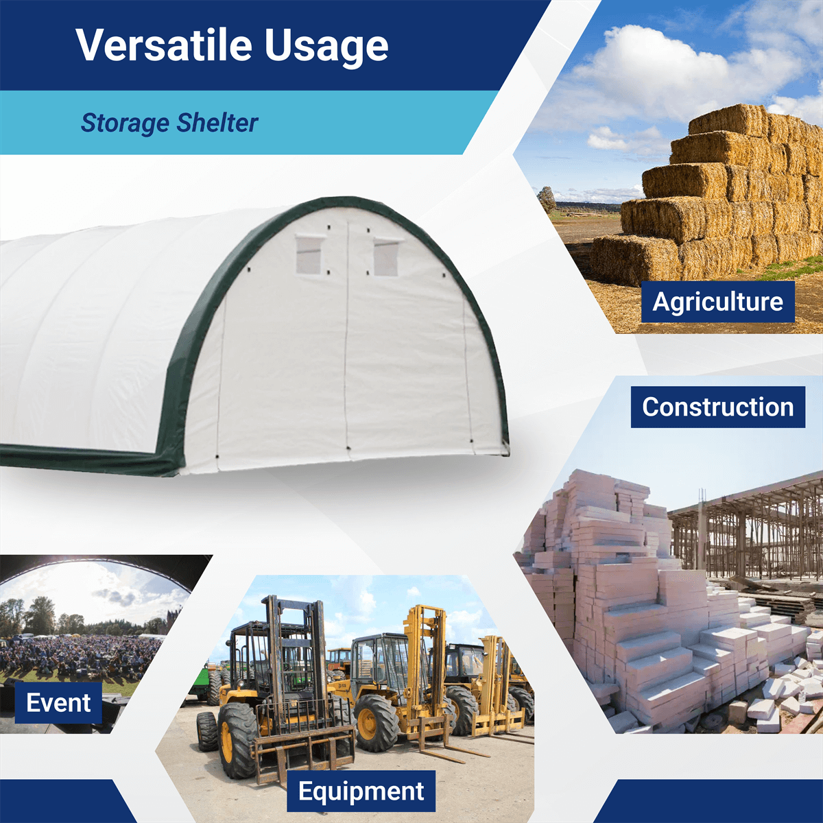 Single-Truss-Arch-Storage-Shelter-Usage-Scene-zipperdoor
